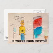 Si vous êtes de Boston doode carte postale (Devant / Derrière)