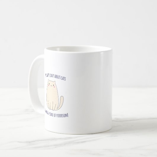 Si vous êtes fou de chats Mug (Devant gauche)