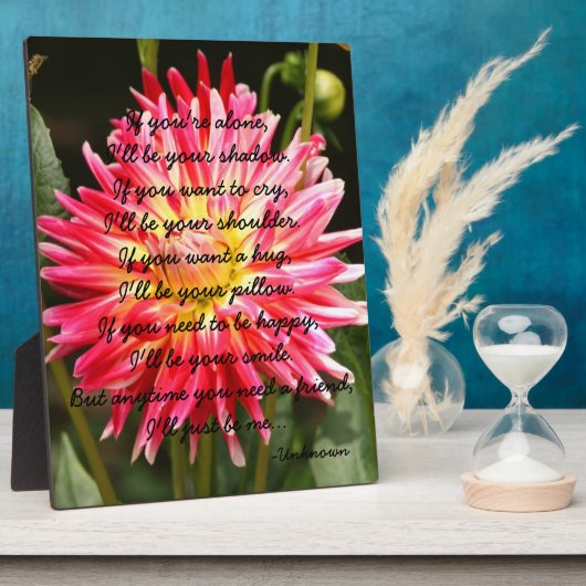 Si vous êtes seul... Plaque (Côté)