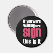 Si vous étiez... magnets de slogan (Recto/Verso)