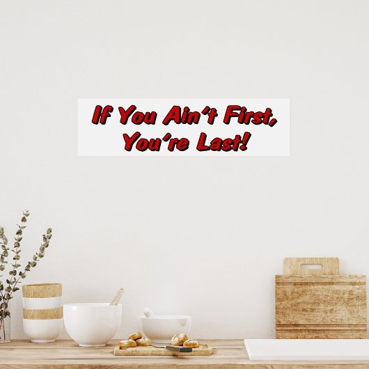 Si vous n'êtes pas la première affiche (Cuisine)