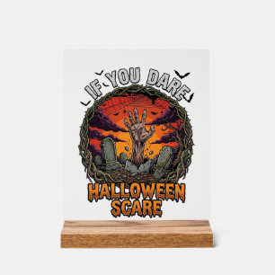 Si Vous Osez Halloween Épouvante Main de Zombie Pi