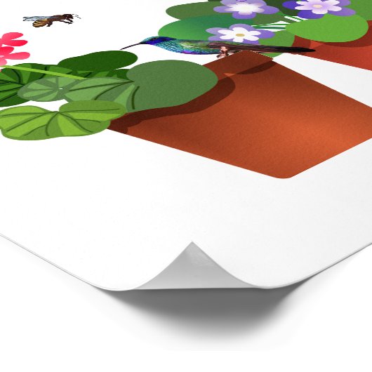 Si Vous Plante Ils Viendront Poster Devis Garden (Coin)