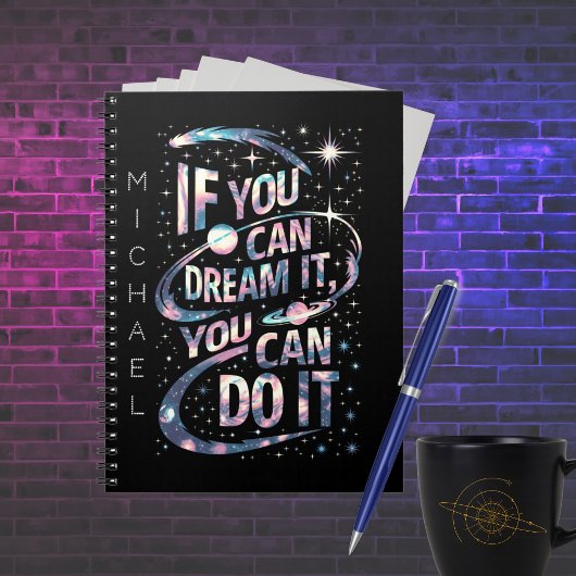 Si vous pouvez le rêver carnet personnalisé