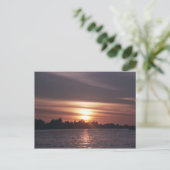 Siagon River Sunset Briefkaart (Staand voorkant)