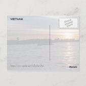 Siagon River Sunset Briefkaart (Achterkant)