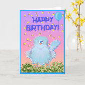 Sialia van Geluk Kaart (Gele Bloem)