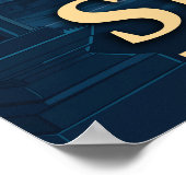  Siam Bangkok tempels reizen Poster (Hoek)