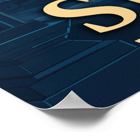  Siam Bangkok tempels reizen Poster (Hoek)