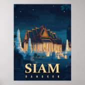  Siam Bangkok tempels reizen Poster (Voorkant)