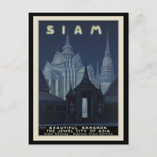 Siam Beauful Bangkok Briefkaart (Voorkant)