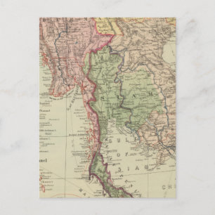 Siam, Birma en Anam Briefkaart