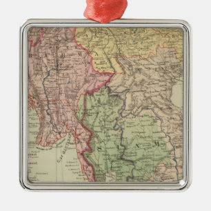 Siam, Birma en Anam Metalen Ornament