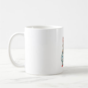 Siamees Kat Kerstmis V-Neck (2) Koffiemok