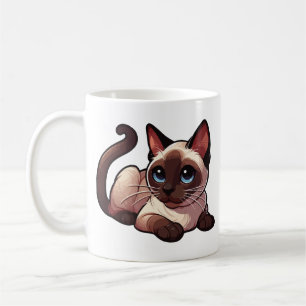 Siamees kat koffiemok