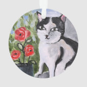 Siamees kat ornament (achterkant)