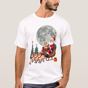 Siamees Rendier Kerstmis Siamees Kat Liefhebber Ca T-shirt