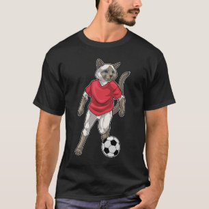 Siamees Voetballer Voetbal T-shirt