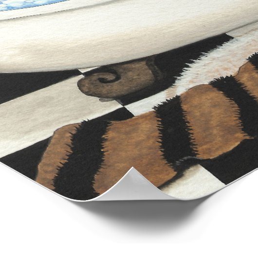 Siamese Bubble Bath Poster (Hoek)