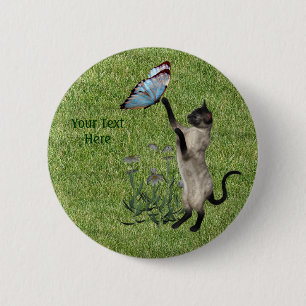 Siamese Button met kattenboter