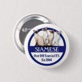 Siamese Button van 100 jaar (Voorkant /achterkant)