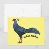 Siamese cartoon briefkaart (Voorkant / Achterkant)