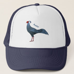 Siamese cartoon trucker pet