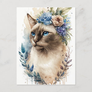 Siamese Cat Briefkaart