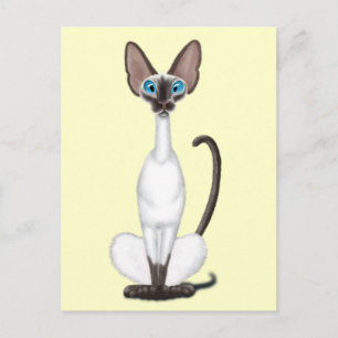 Siamese Cat Briefkaart