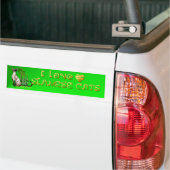 Siamese Cat Bumpersticker (Op Truck)