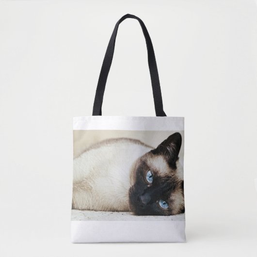 Siamese Cat Canvas tas (Voorkant)