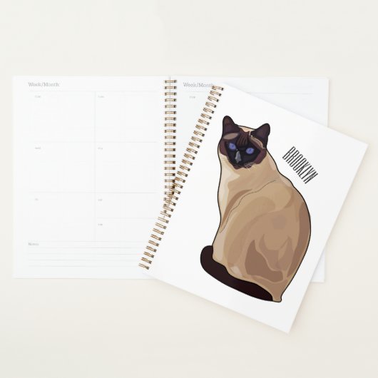 Siamese cat cartoon (Devant avec enveloppe)