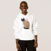 Siamese cat cartoon (Devant entier)