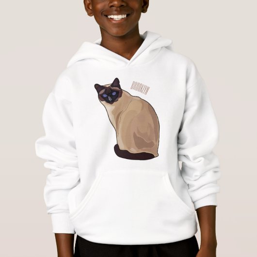 Siamese cat cartoon (Devant)