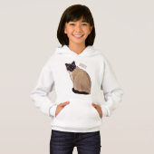 Siamese cat cartoon (Devant entier)