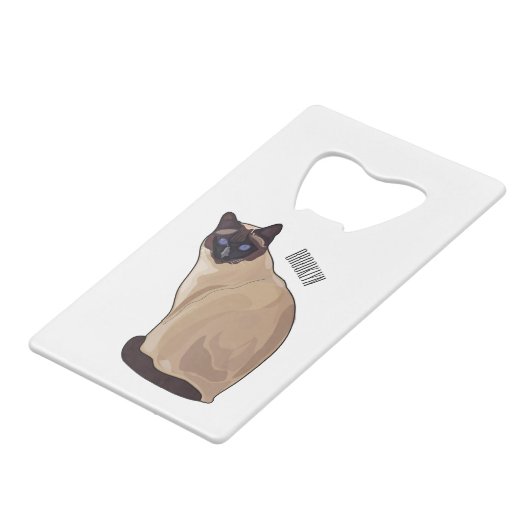 Siamese cat cartoon (Devant Angle)