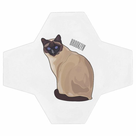 Siamese cat cartoon (Plat)