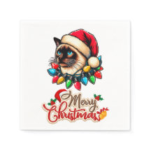 Siamese Cat Christmas Pet Xmas