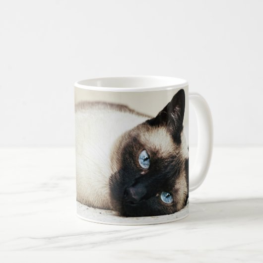 Siamese Cat Coffe Mok (Voorkant rechts)