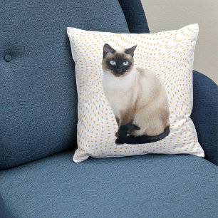 Siamese Cat Custom Sierkussen Schattige en chique