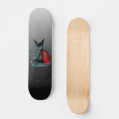 Siamese Cat Cyberpunk Ninja Skateboard (Voorkant)