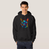 Siamese Cat DJ Festival Hoodie (Voorkant volledig)