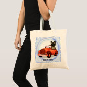 Siamese Cat Driving Car  Tote Bag (Voorkant (product))