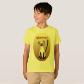 Siamese Cat Kinder Shirt (Voorkant volledig)