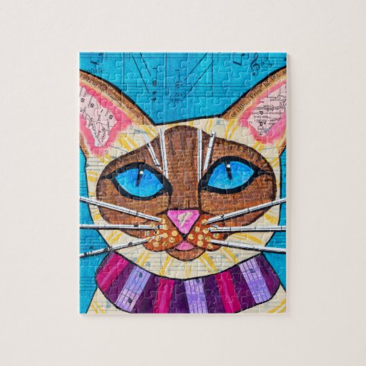 Siamese Cat Legpuzzel (Verticaal)