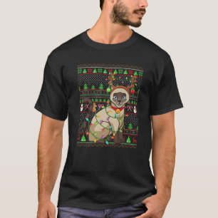 Siamese Cat Lover familie komt overeen met Ugly Si T-shirt