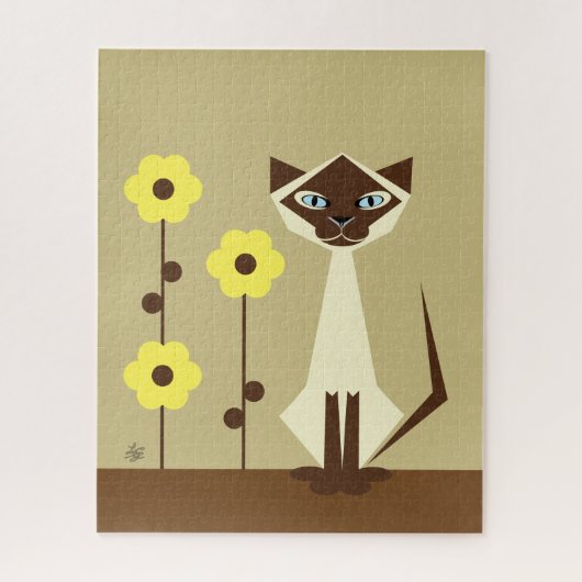 Siamese Cat Lover Legpuzzel (Verticaal)