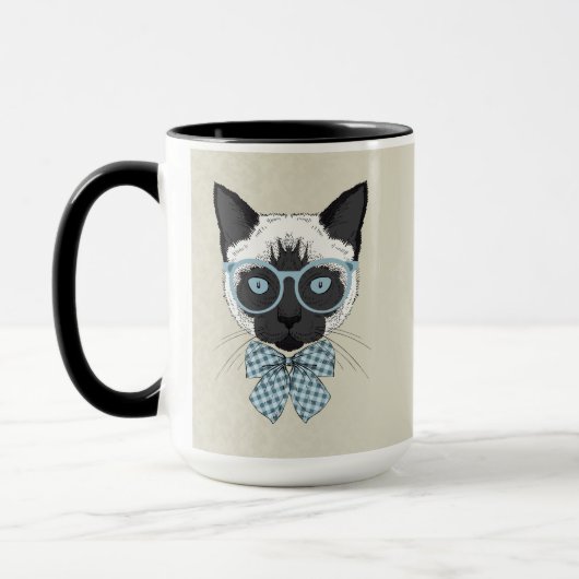 Siamese Cat Mode Smart Mok (Links)