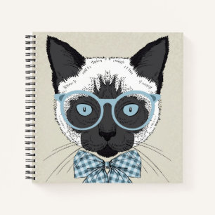 Siamese Cat Mode Smart Notitieboek