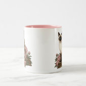 Siamese Cat Monogram Mug (Centre)